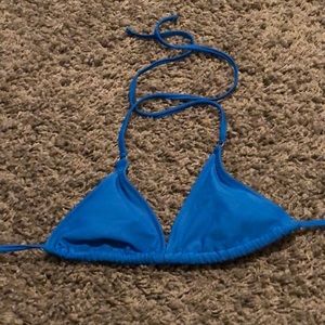 Blue swim top
